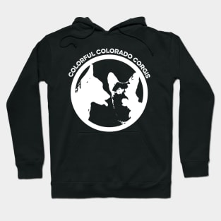 Colorful Colorado Corgis White 1 Hoodie